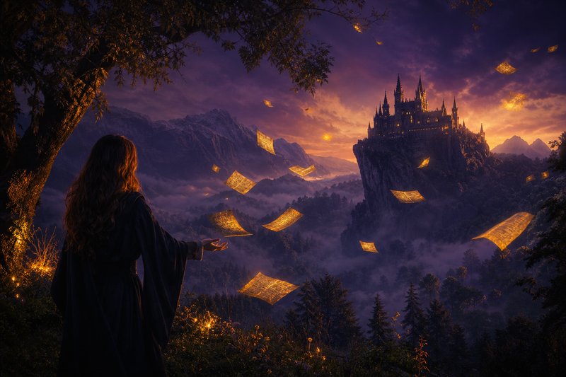 Hogwarts Legacy — mappa delle Highlands con le 31 pagine della guida pratica
