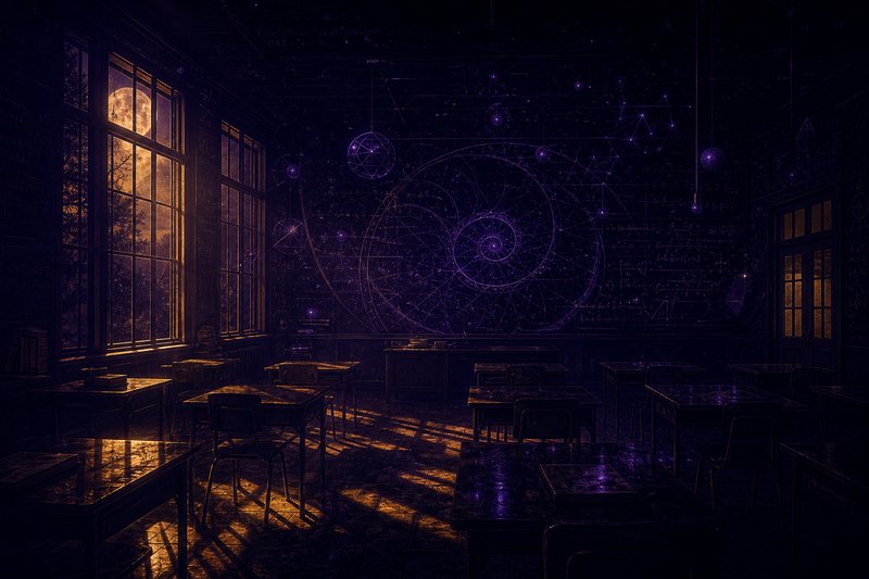 Persona 3 Reload — schermata scolastica con domanda sulla spirale algebrica